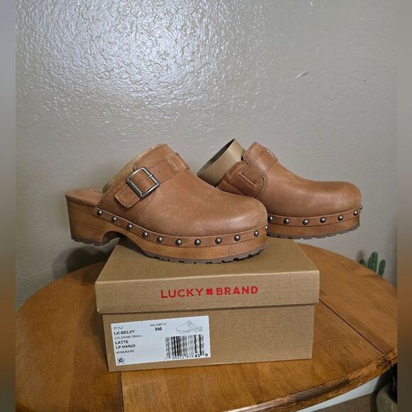 Lucky Brand Women's Belvy Studded Clogs - Picture 1 of 7